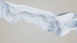 a white fabric blowing in the wind