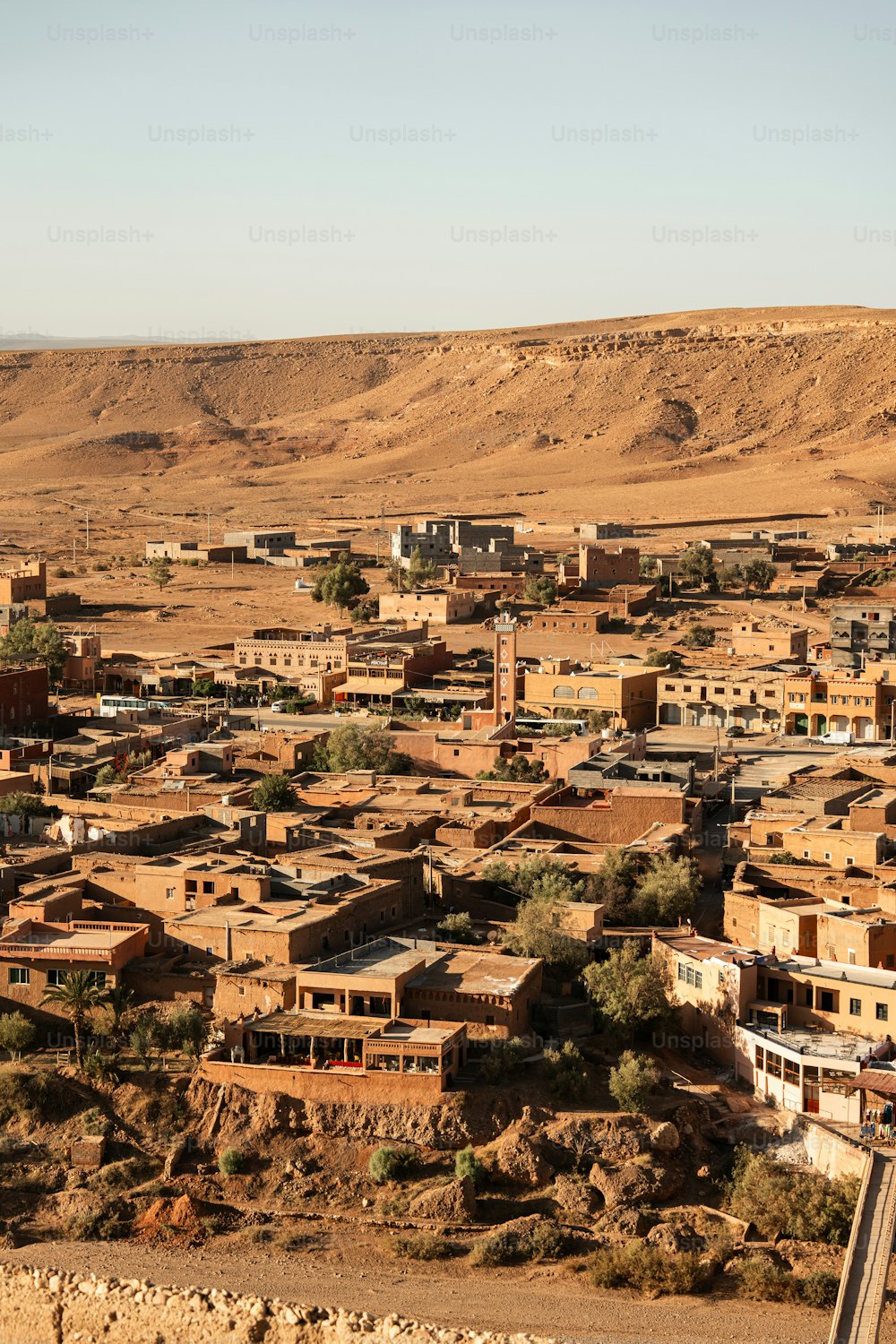 Un villaggio in mezzo al deserto