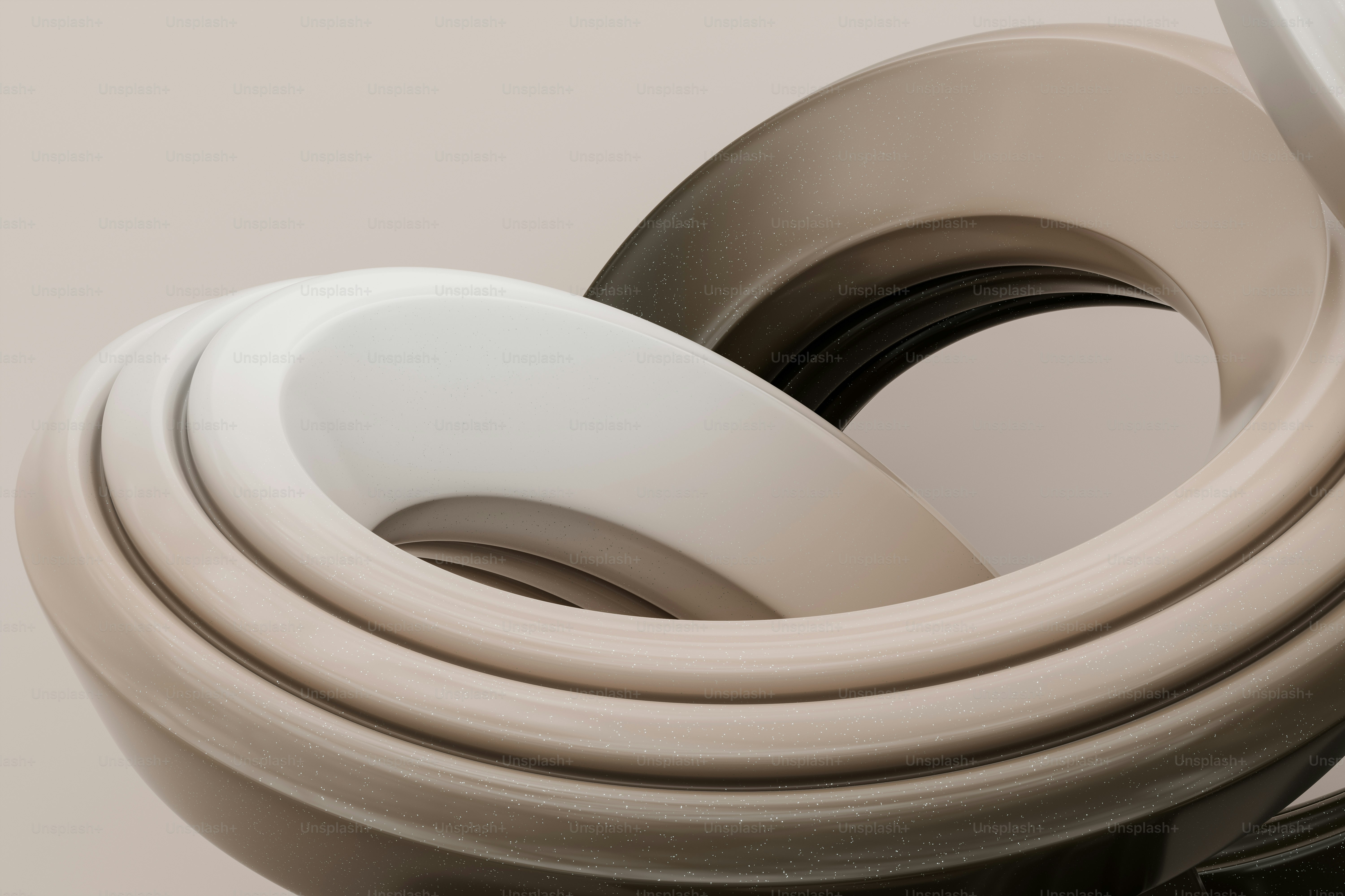 a close up of a bunch of white and black objects