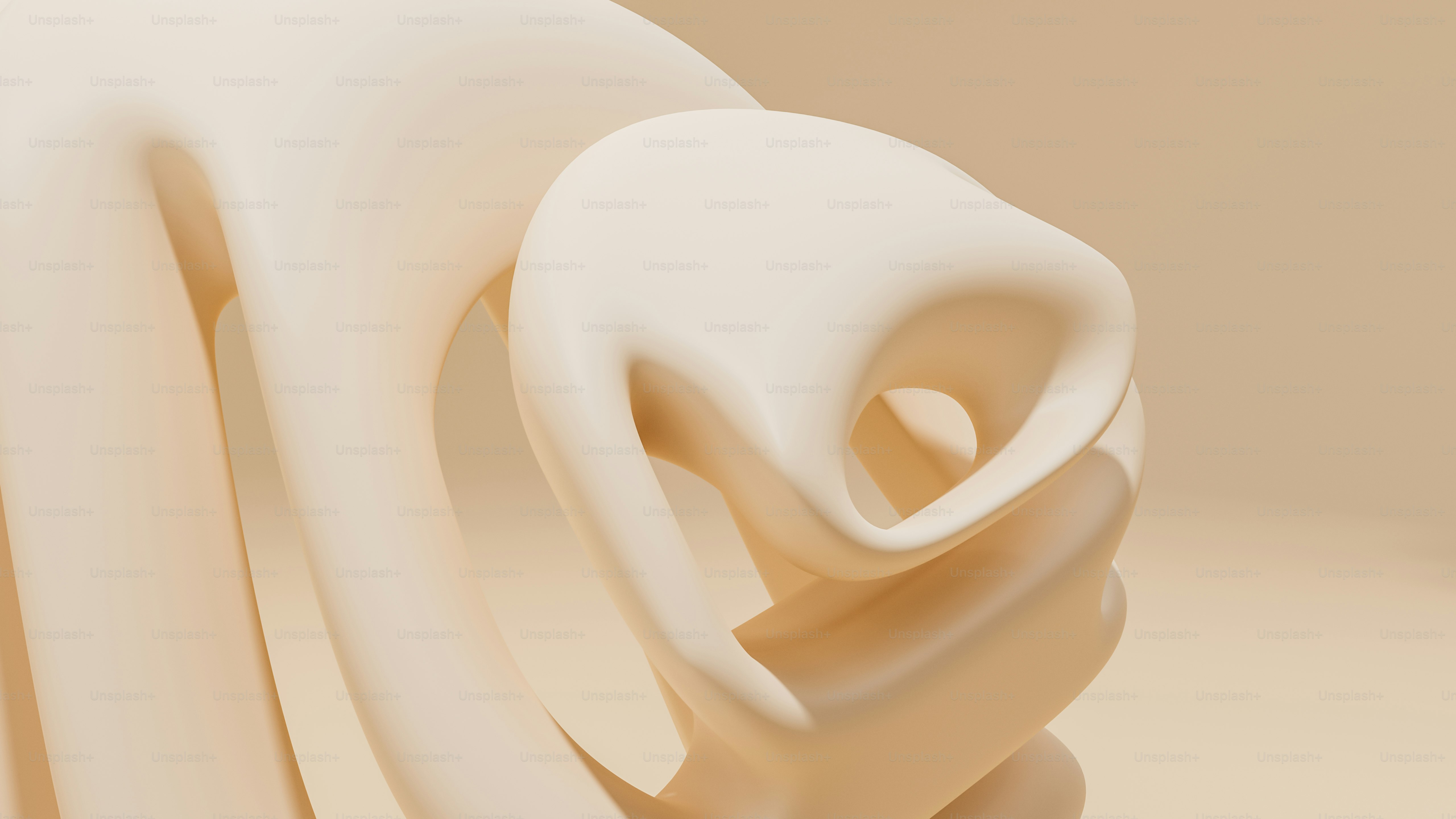 a large white object sitting on top of a table