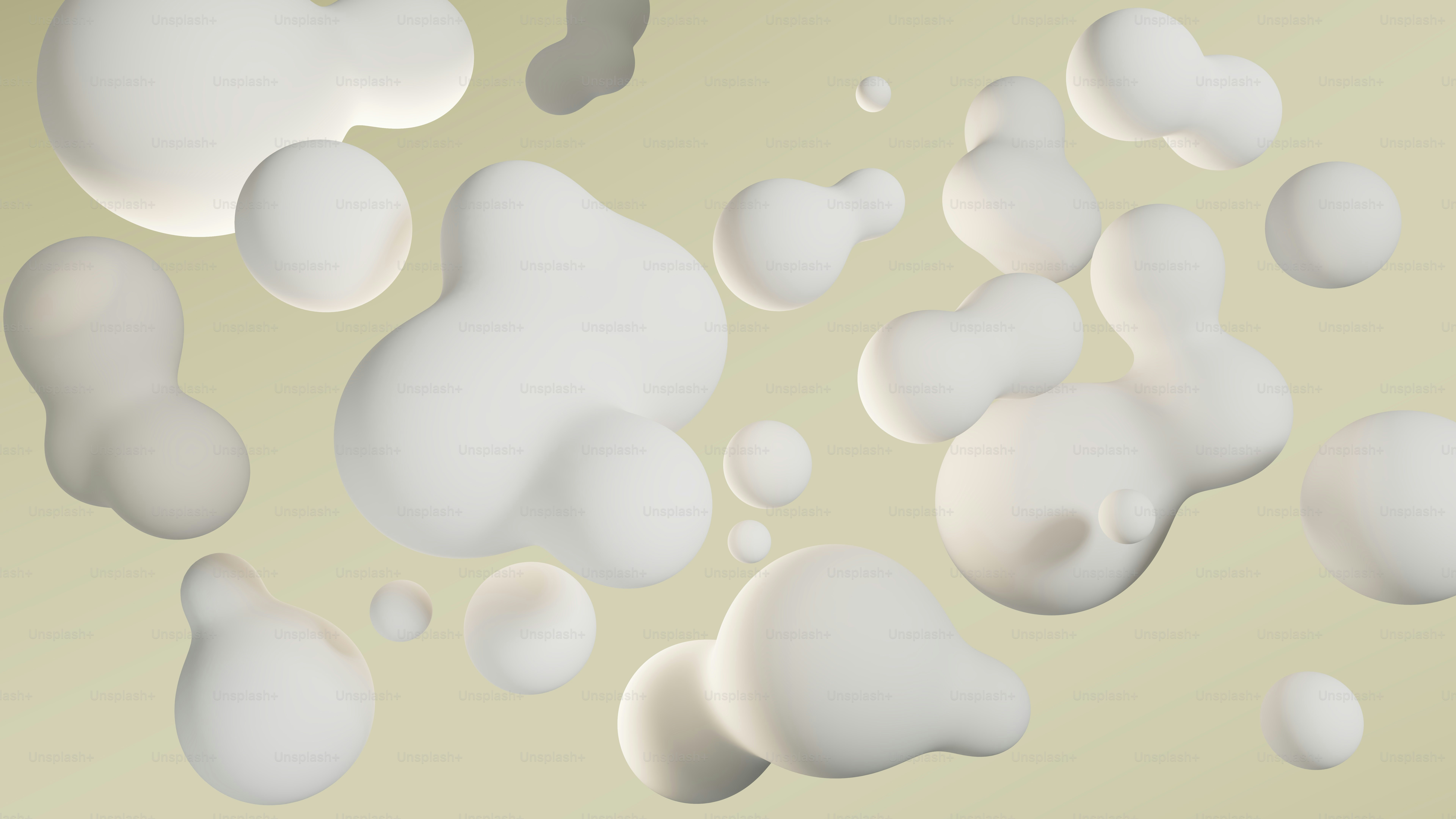 A bunch of white bubbles floating in the air photo – Background Image ...