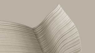 um close up de um objeto branco com linhas onduladas