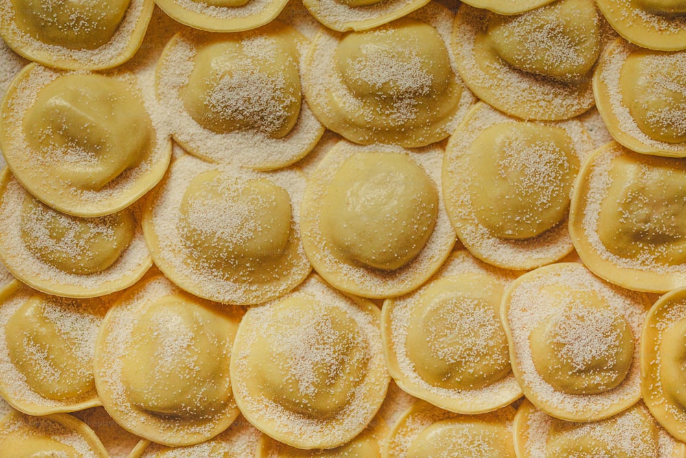 a bunch of food that is sitting on a table