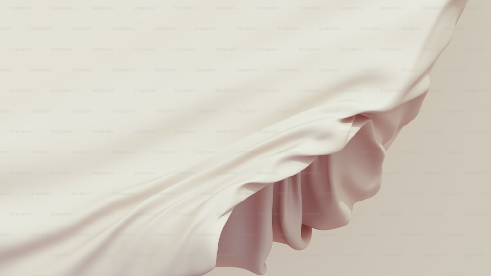 a close up of a bed with a white sheet