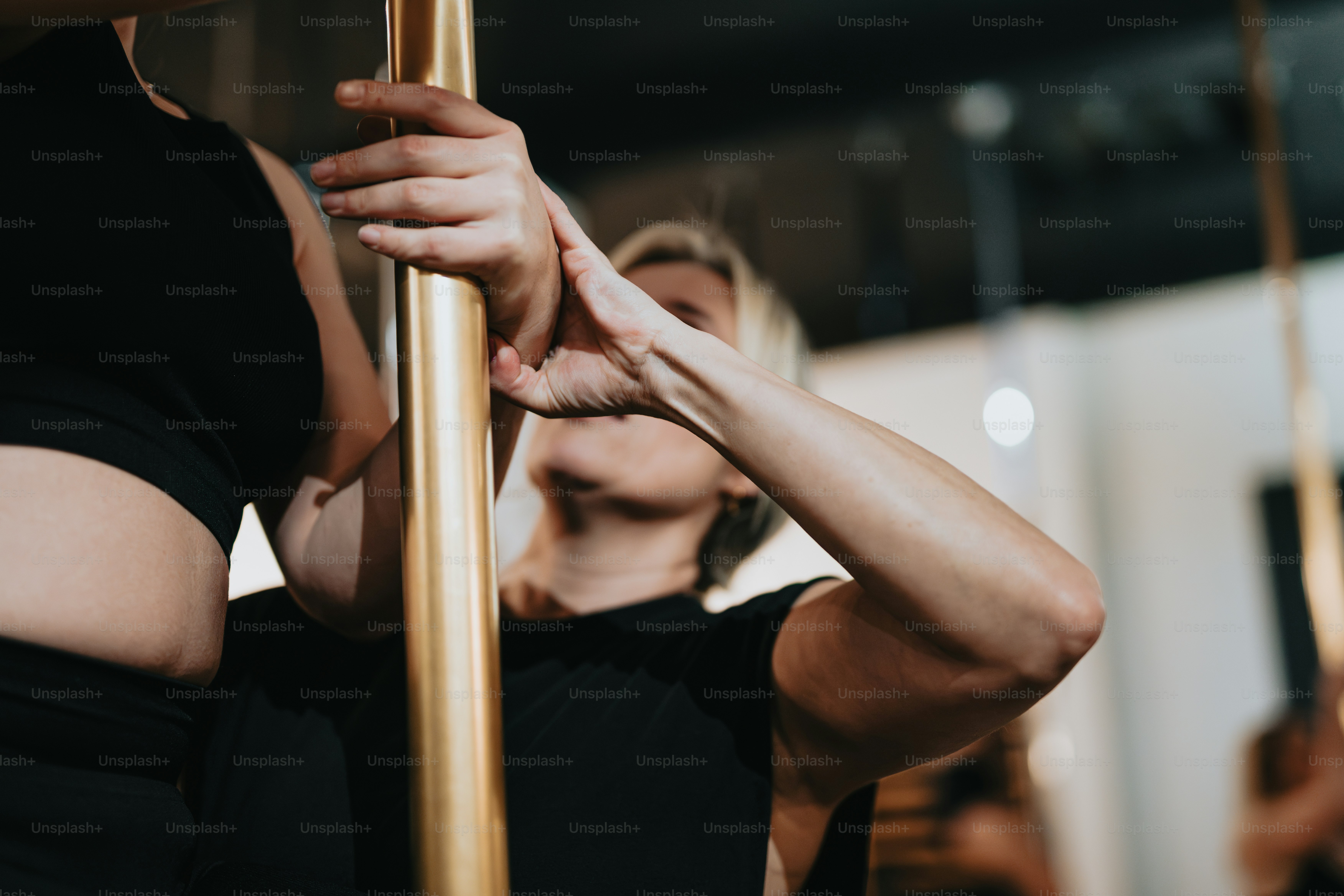 a group of women standing around each other