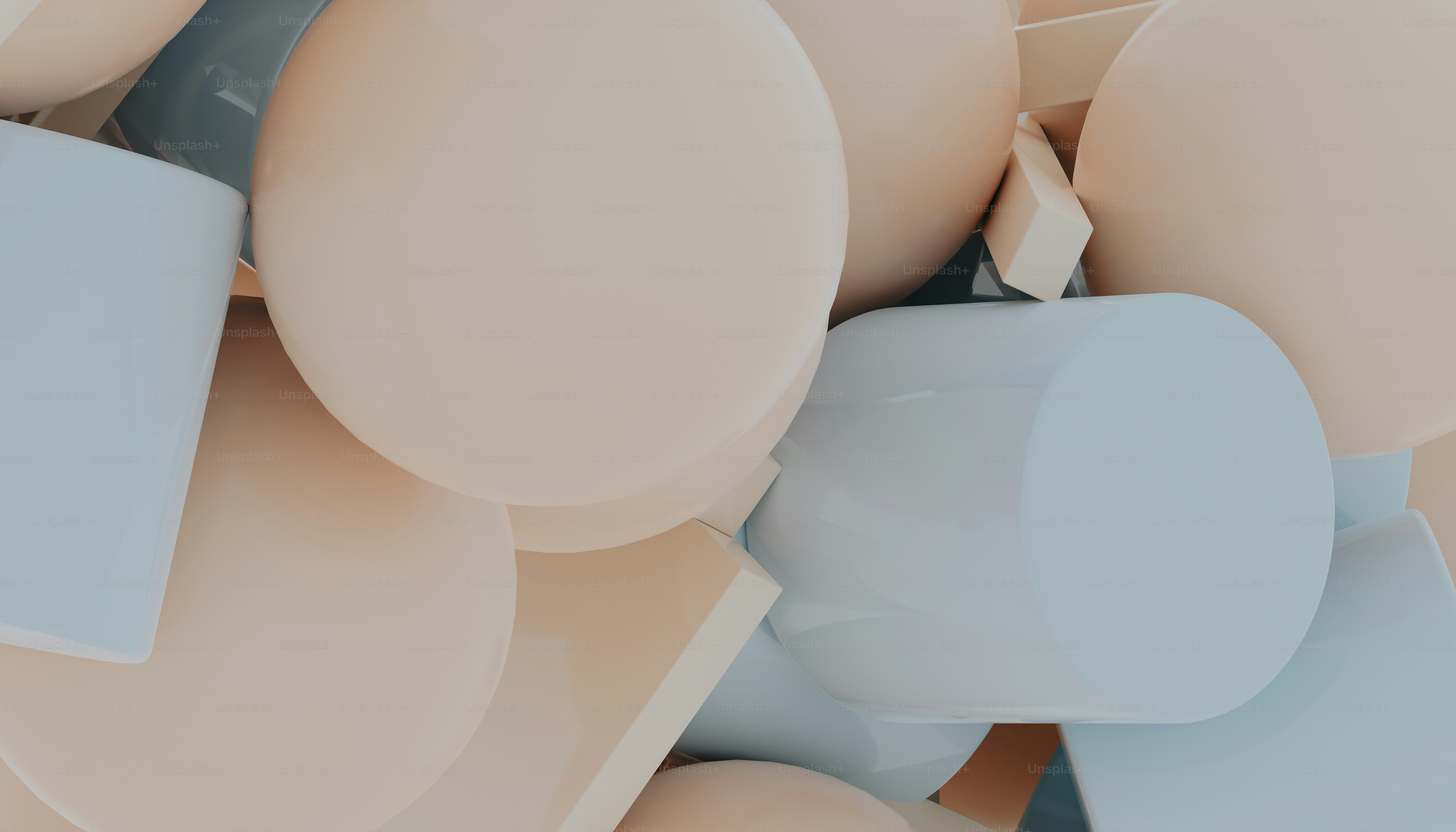 a bunch of different shapes and sizes of balloons