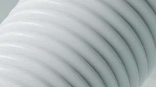 a close up view of a curved white object