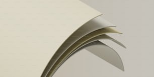 a close up of a book on a white background
