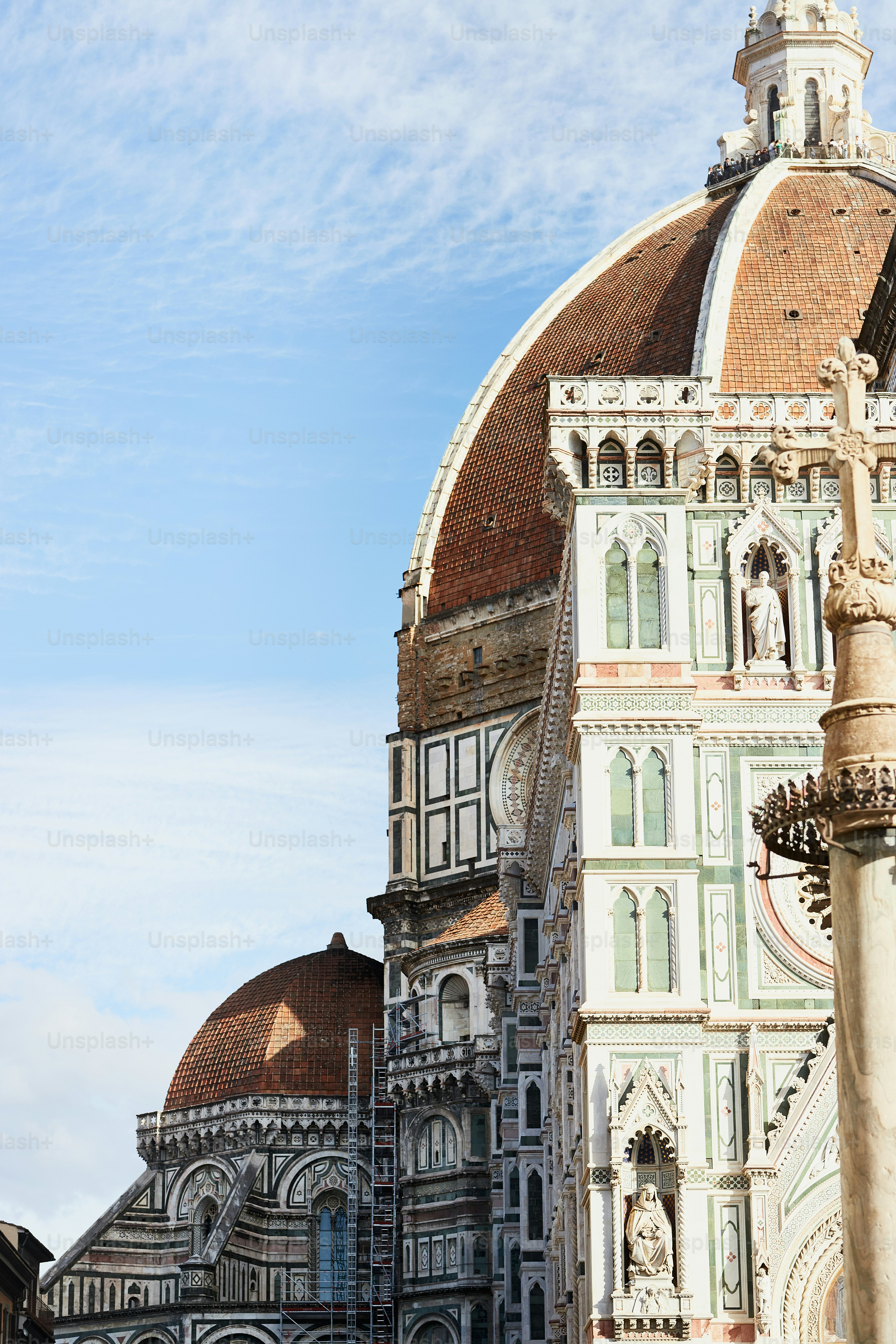 a large building with a clock on the front of it