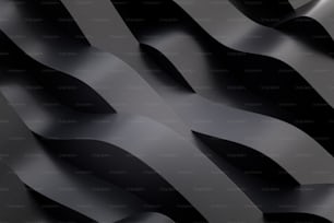 Ein Schwarz-Weiß-Foto mit wellenförmigen Linien
