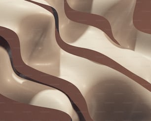 a close up of a wall with wavy lines on it