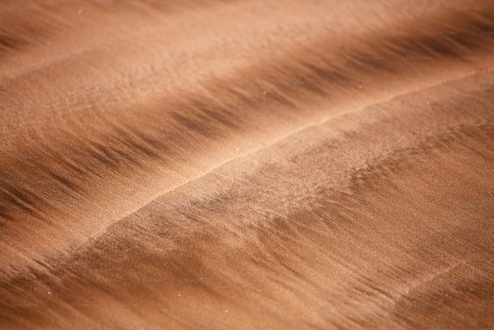 Una vista ravvicinata di una duna di sabbia