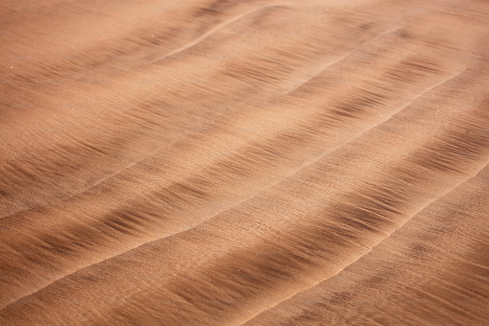 Una vista ravvicinata di una duna di sabbia