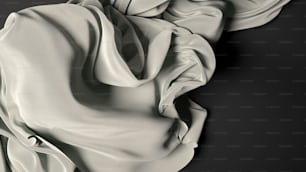 a black and white photo of a fabric