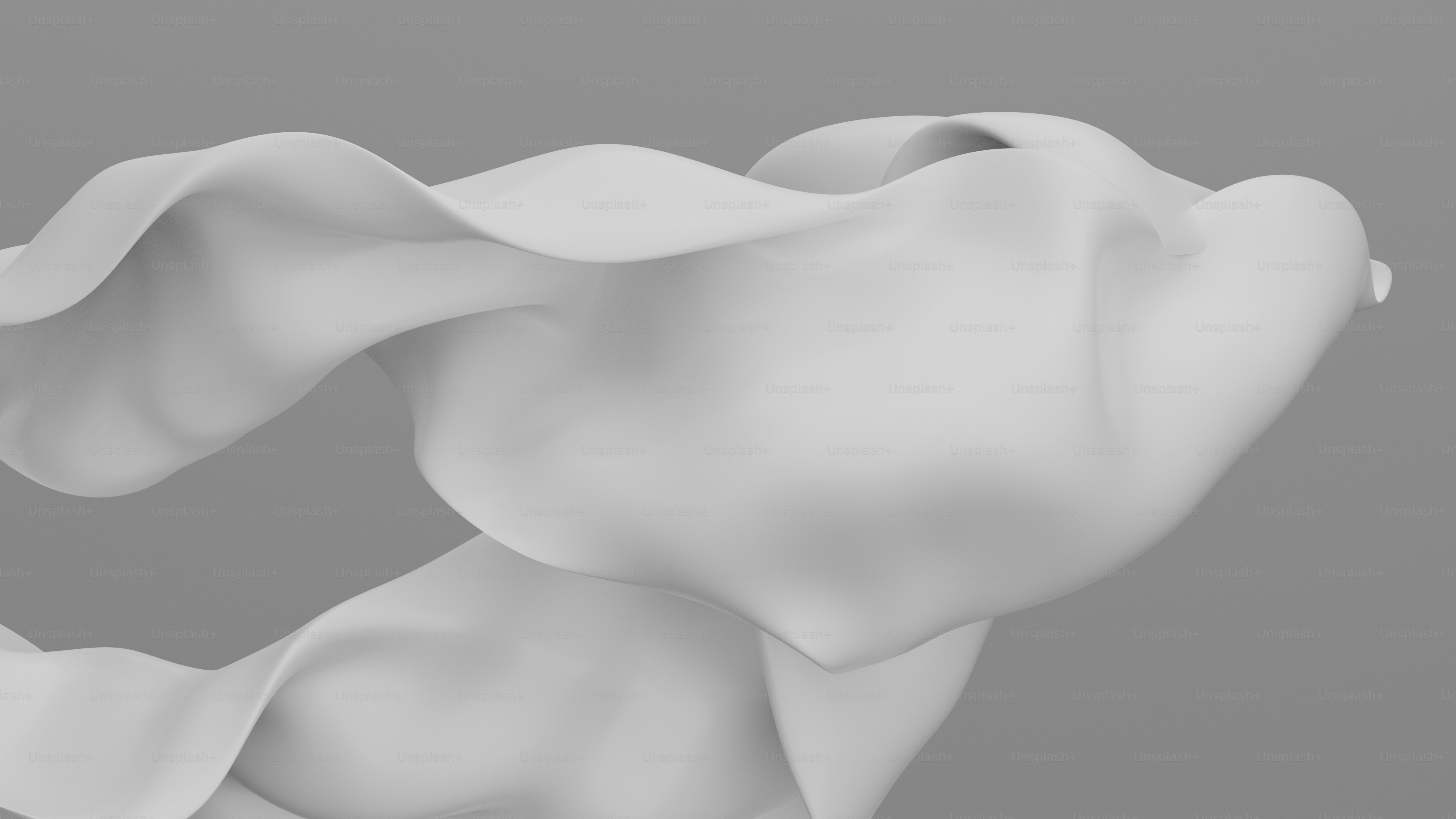 a white object is shown with a gray background