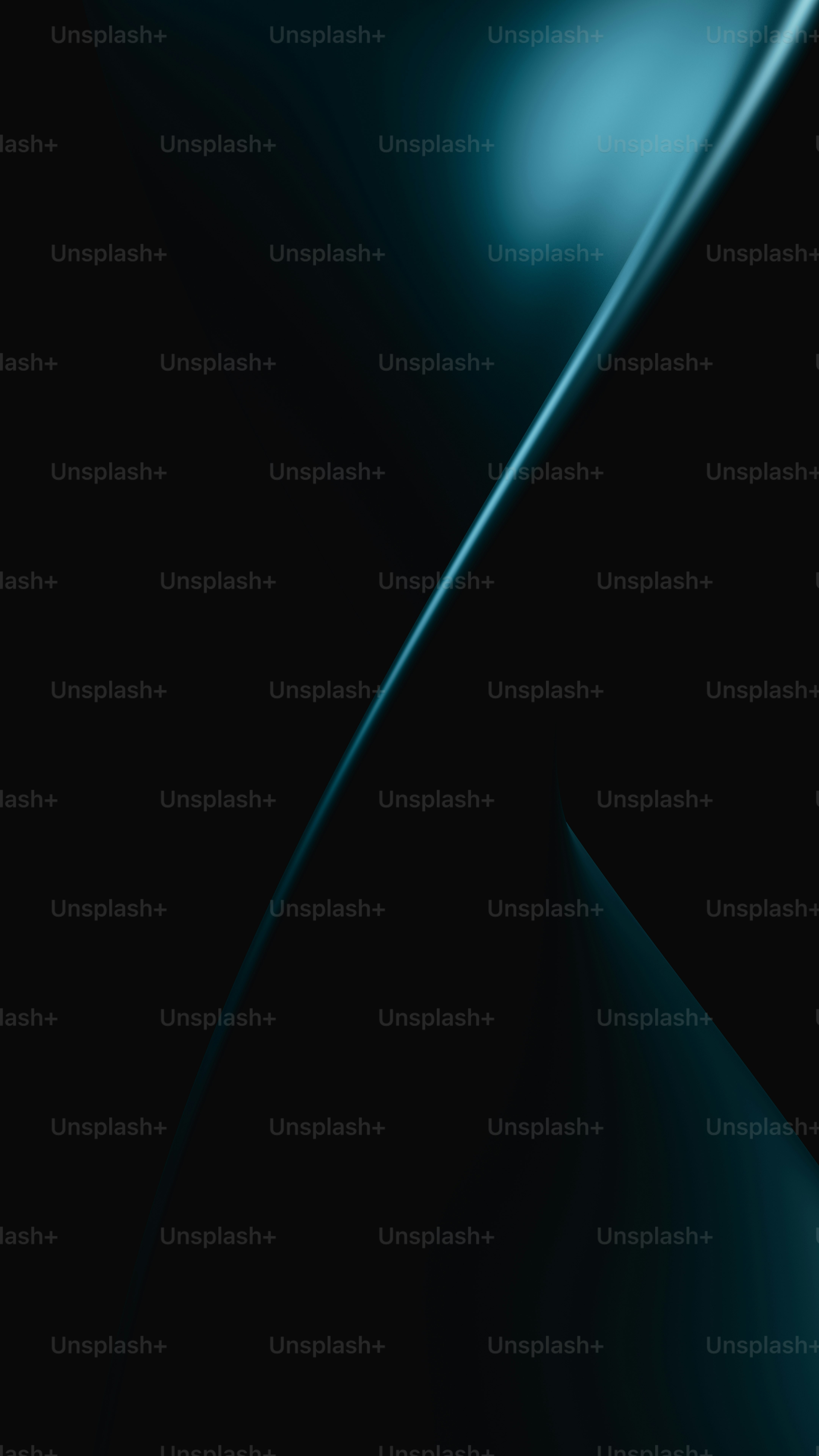 Un fondo negro y azul con un diseño curvo