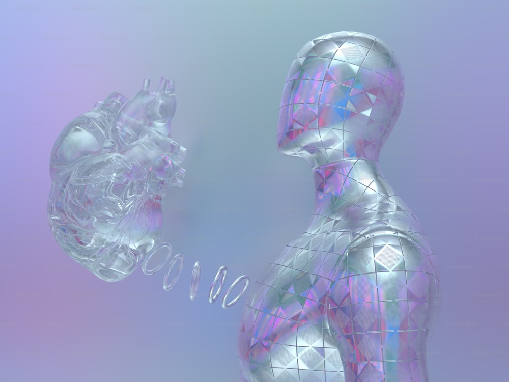 uma imagem gerada por computador de um corpo humano