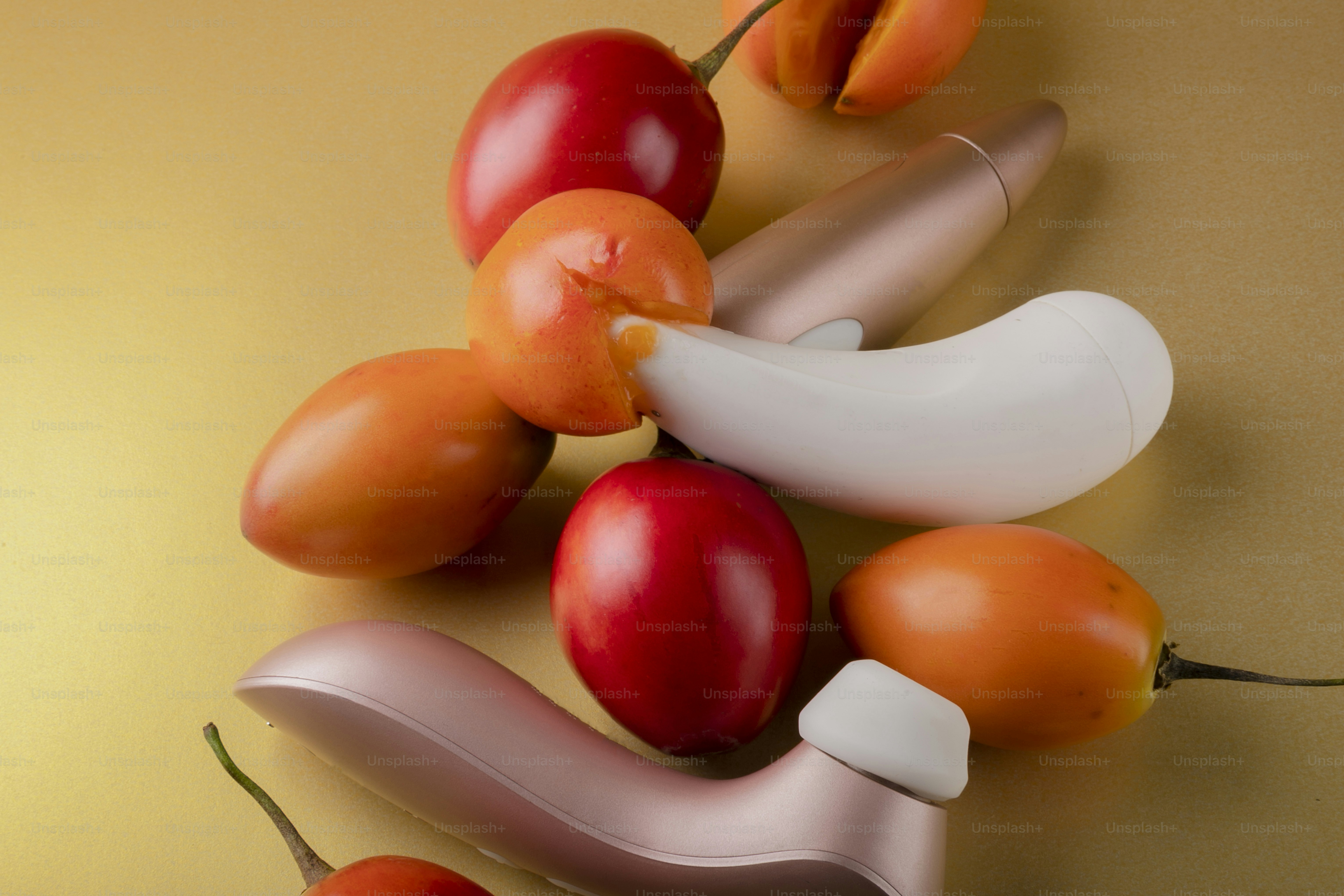 a group of fruits and vegetables on a table