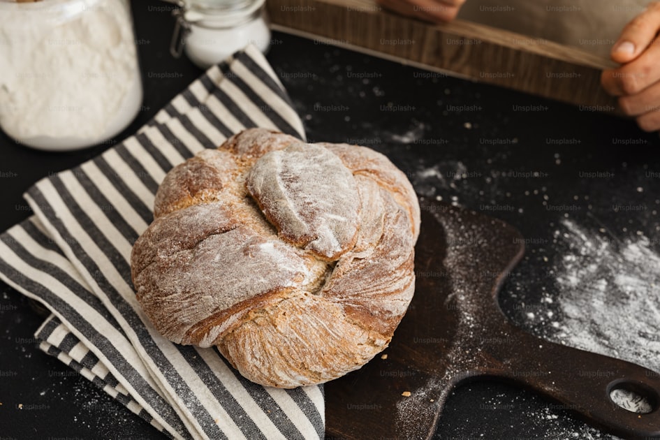 Sourdough bread crusty crust — step-by-step visual example