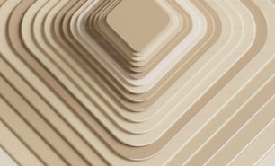 a large stack of beige squares with a white background
