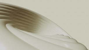 a close up of a white object on a white background