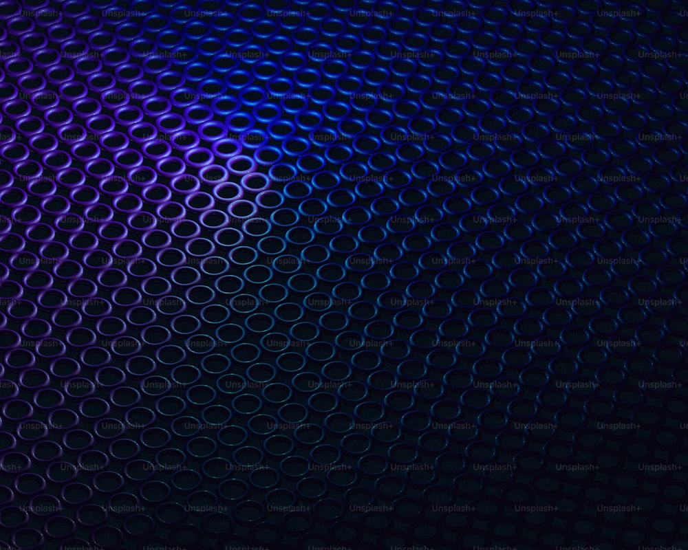 a black and purple background with circles