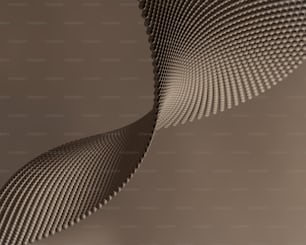 an abstract image of a curved object in the air
