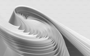 a close up of a white object with wavy lines