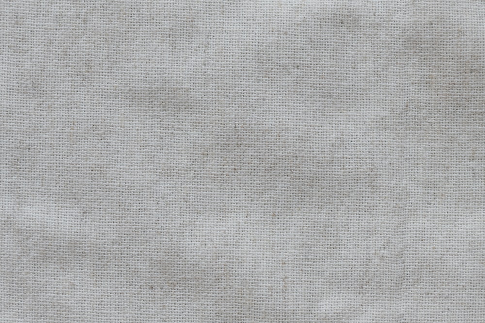 Un primer plano de una textura de tela blanca