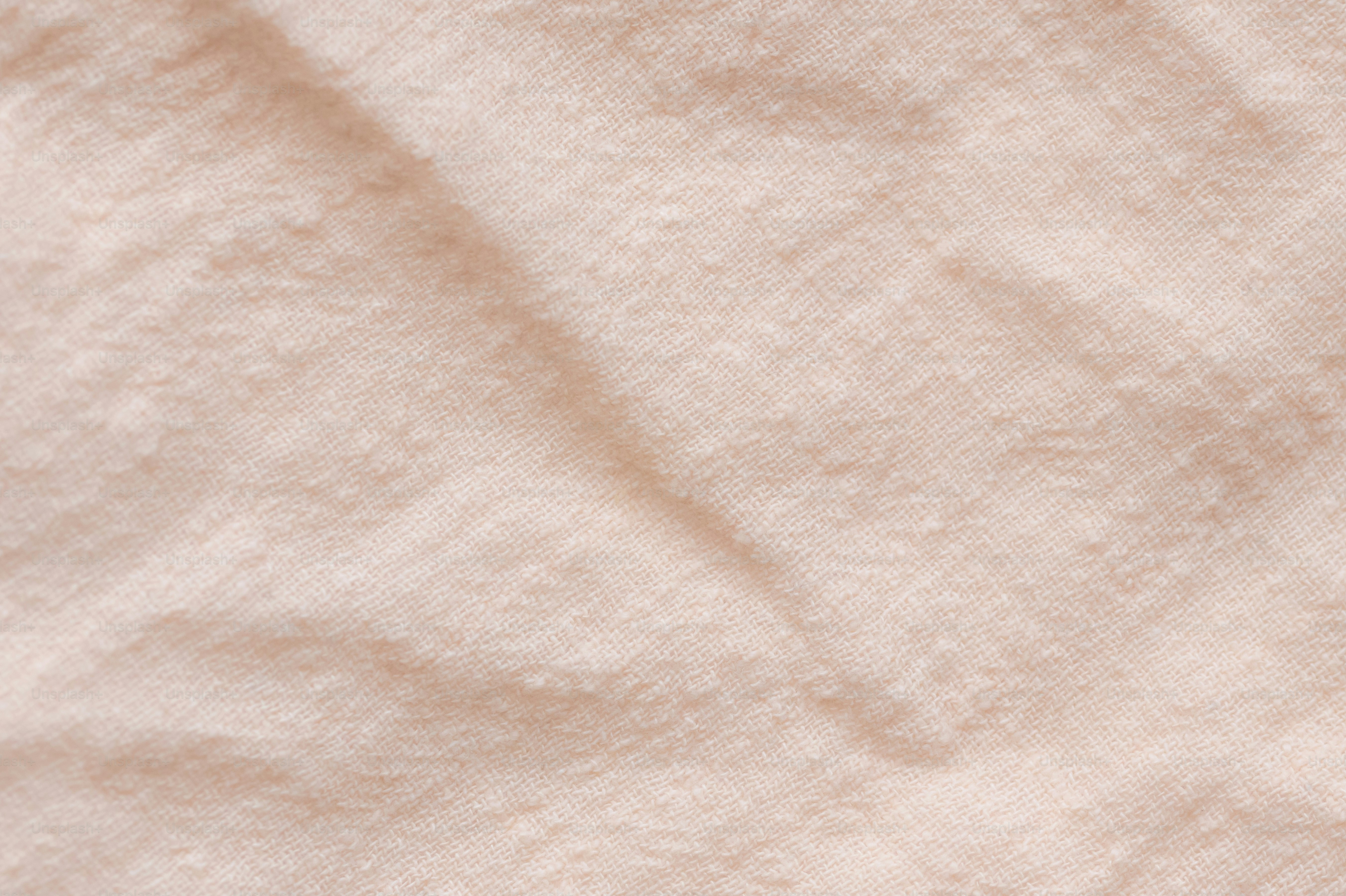 uma visão de perto de um pano branco