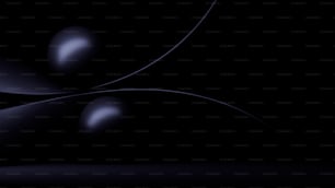 an abstract black background with curves