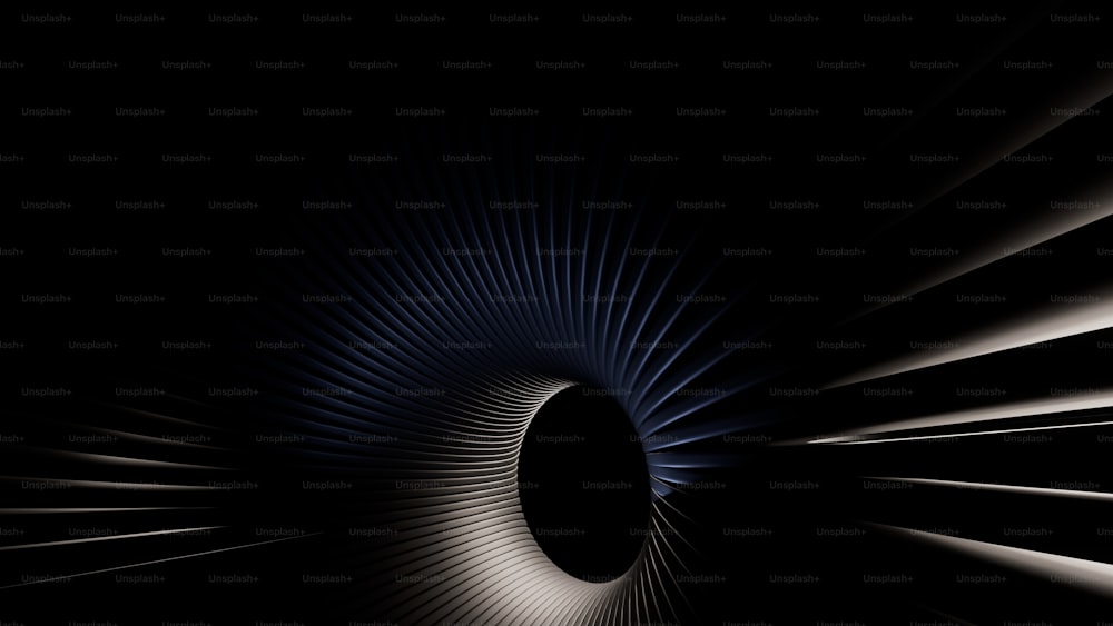a black and white photo of a black hole