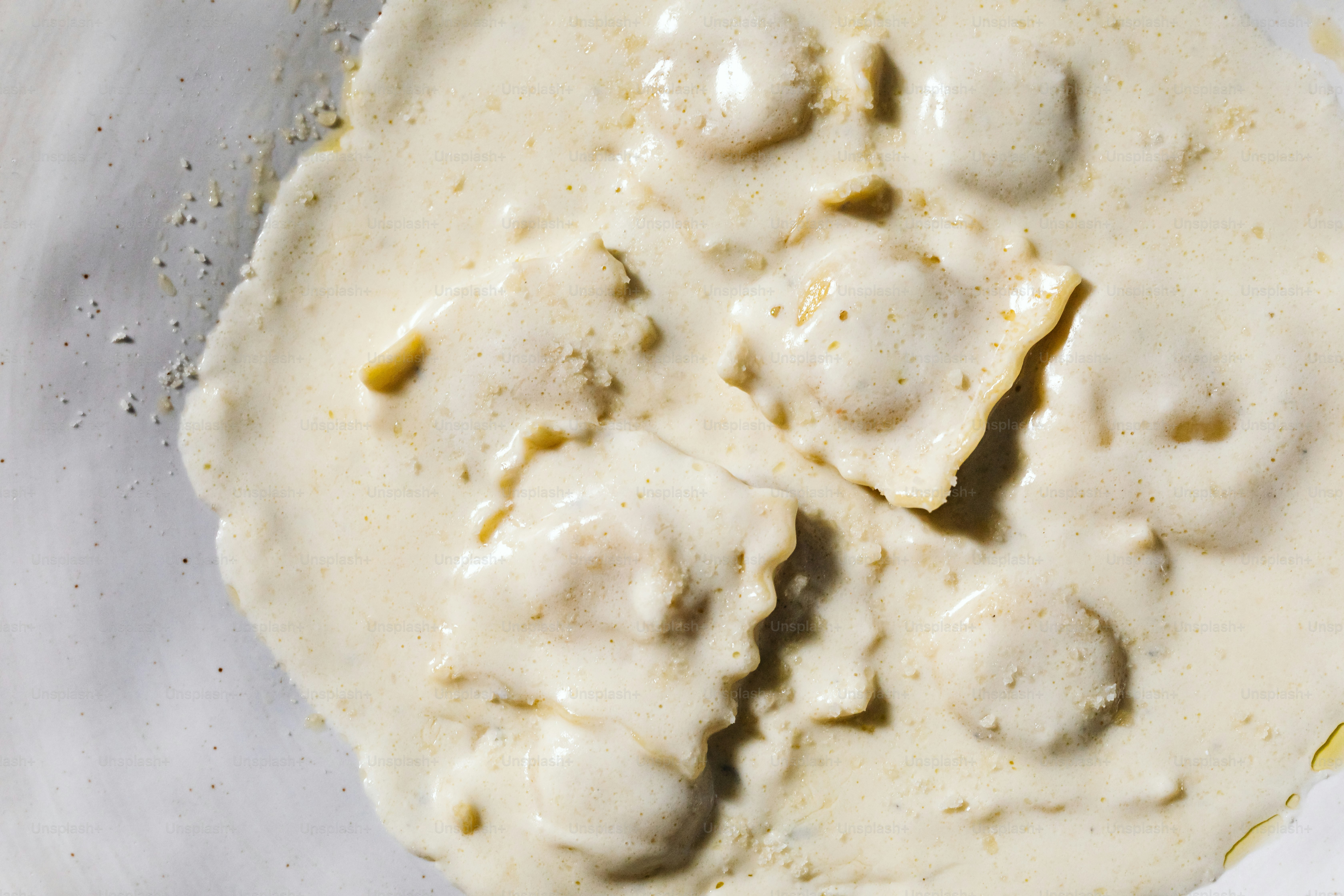 a white bowl filled with some kind of food