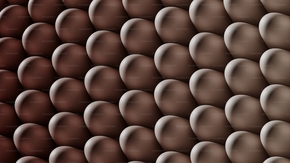 a brown and brown background with a lot of balls