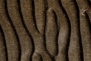 a close up view of a sand pattern