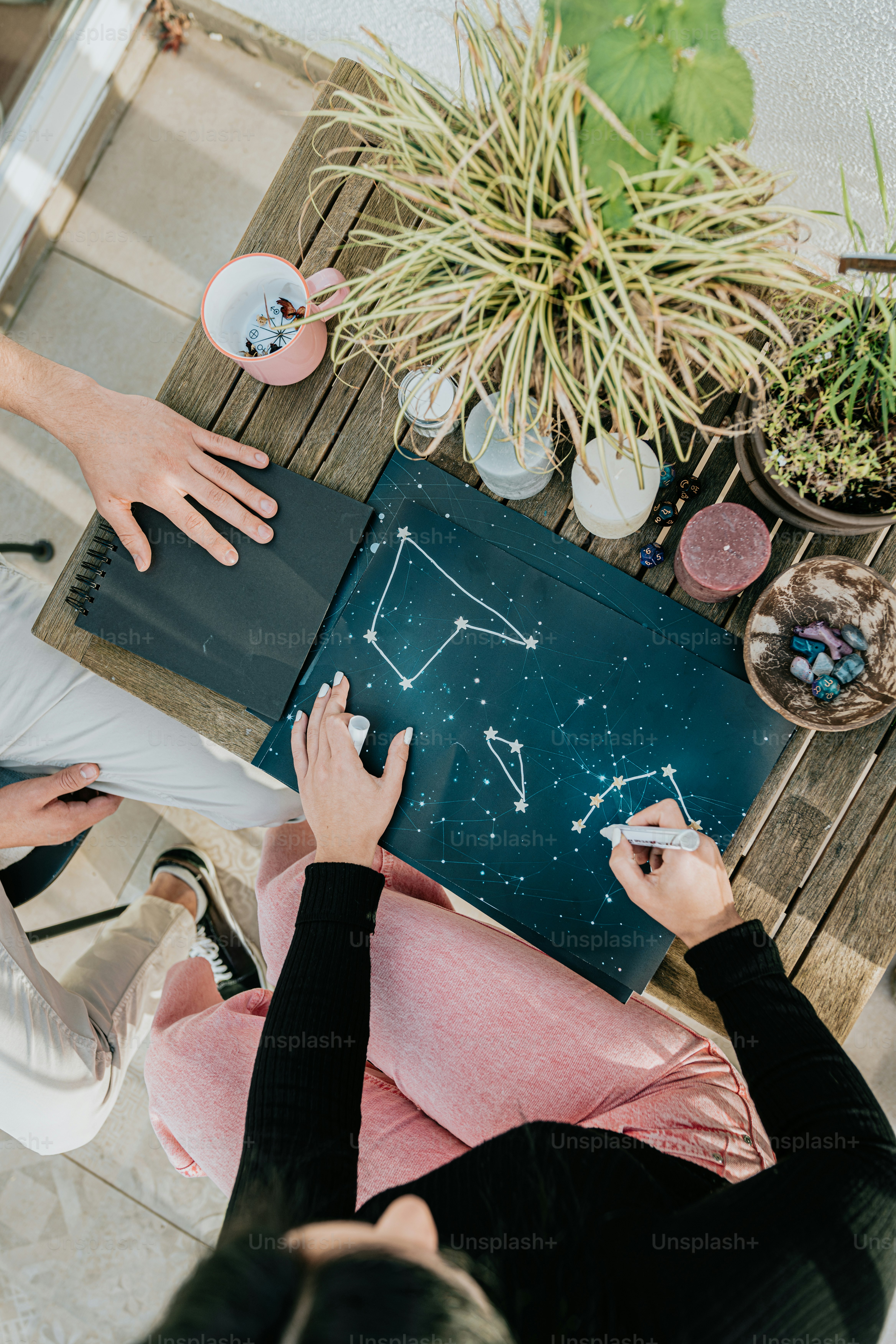 Interfaz del software de tarot