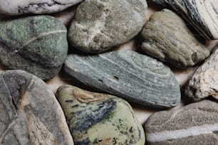 a bunch of rocks sitting on top of each other