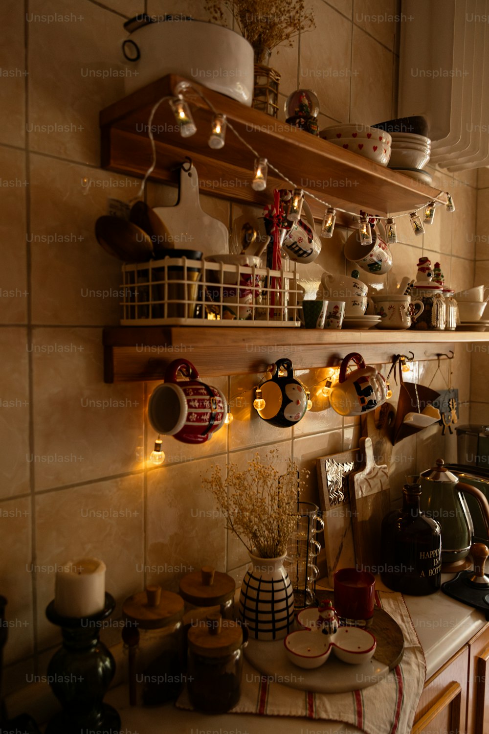 a kitchen filled with lots of pots and pans