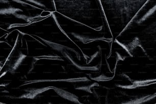 gros plan d’un tissu de velours noir