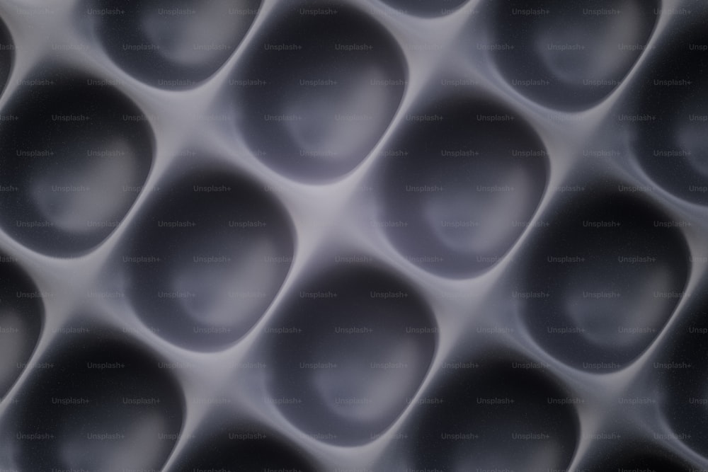 a close up of a wall made up of circles