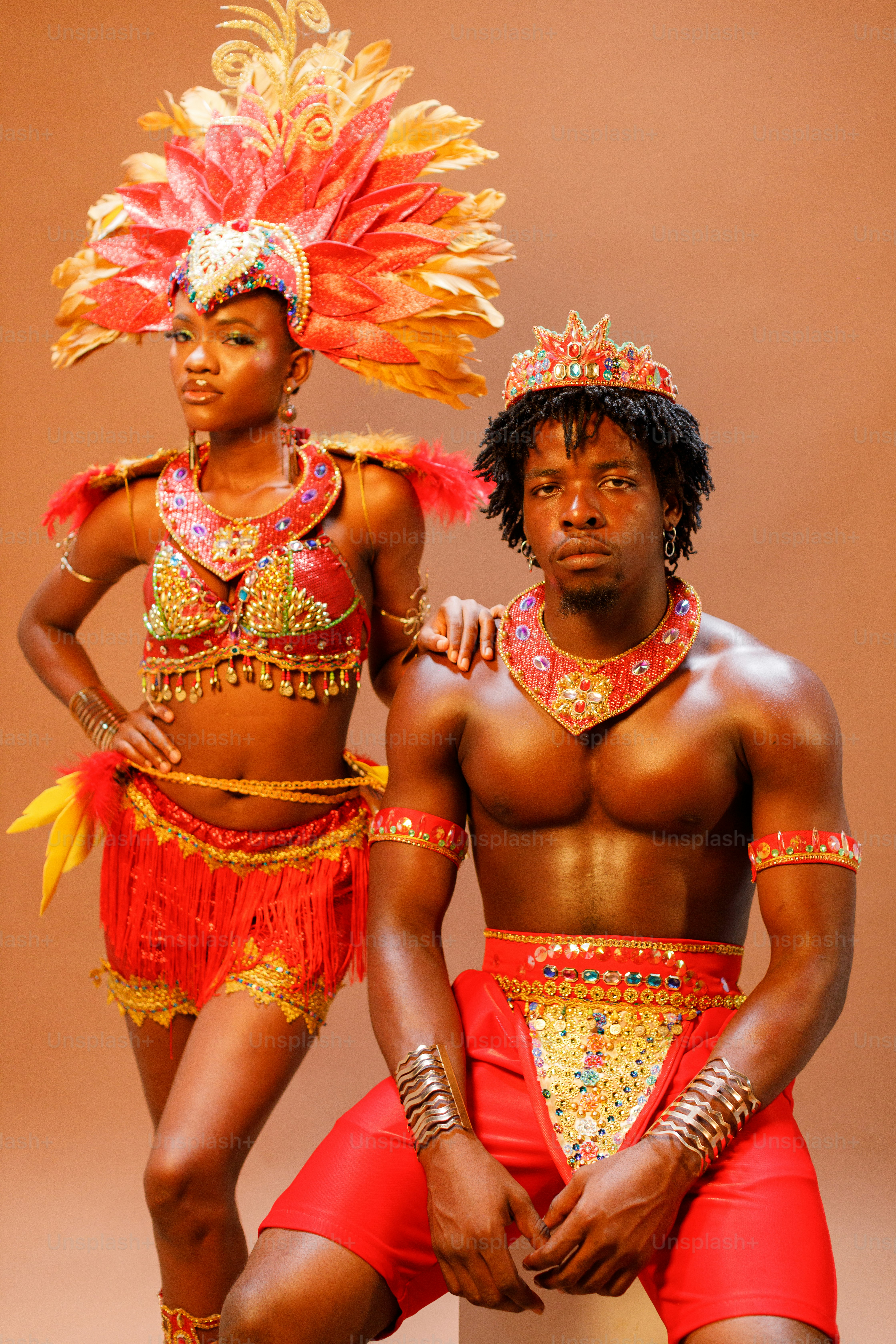 a couple of people that are standing up