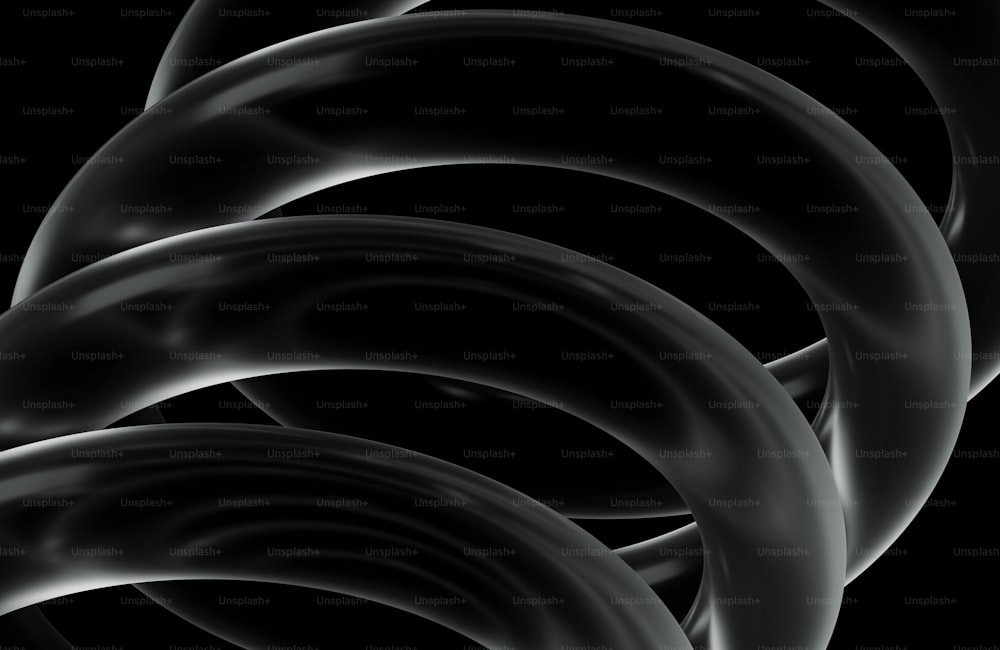 uma foto em preto e branco de uma espiral de fumaça
