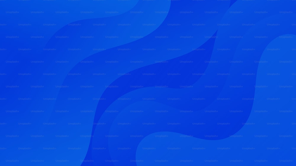 a blue background with wavy shapes