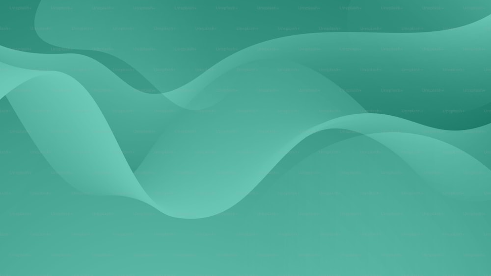 a green background with wavy lines