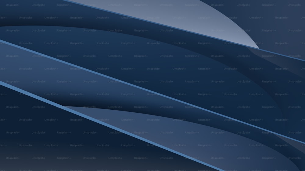 a dark blue abstract background with curved lines