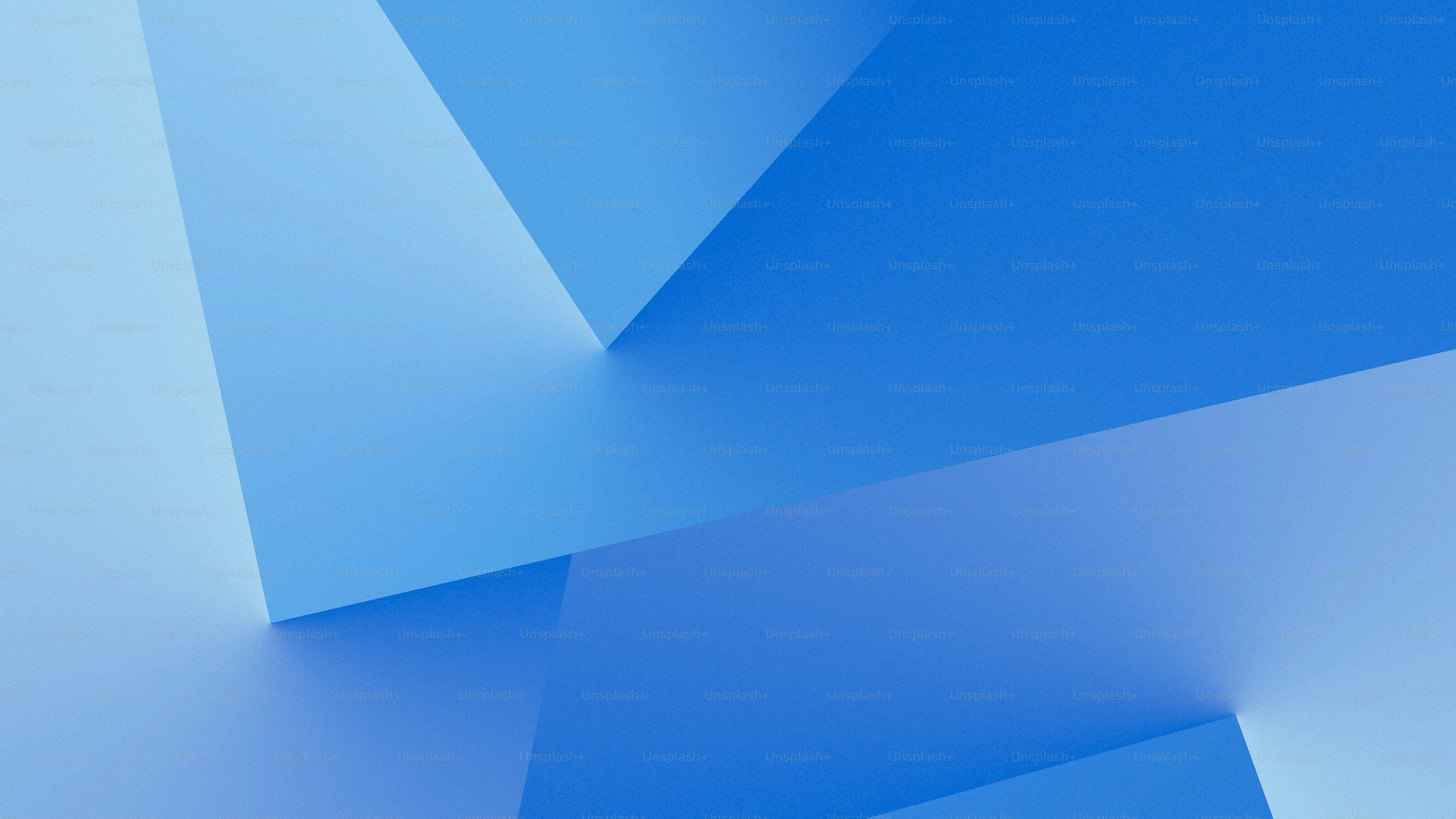 a blue abstract background with a curved corner