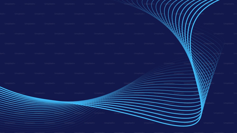 a blue background with a wavy design