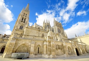 Burgos Cathedral.Famous Spanish Landmark.