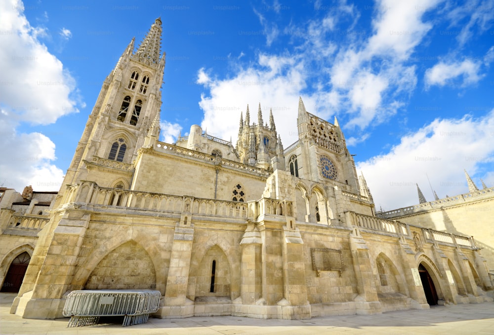 Burgos Cathedral.Famous Spanish Landmark.