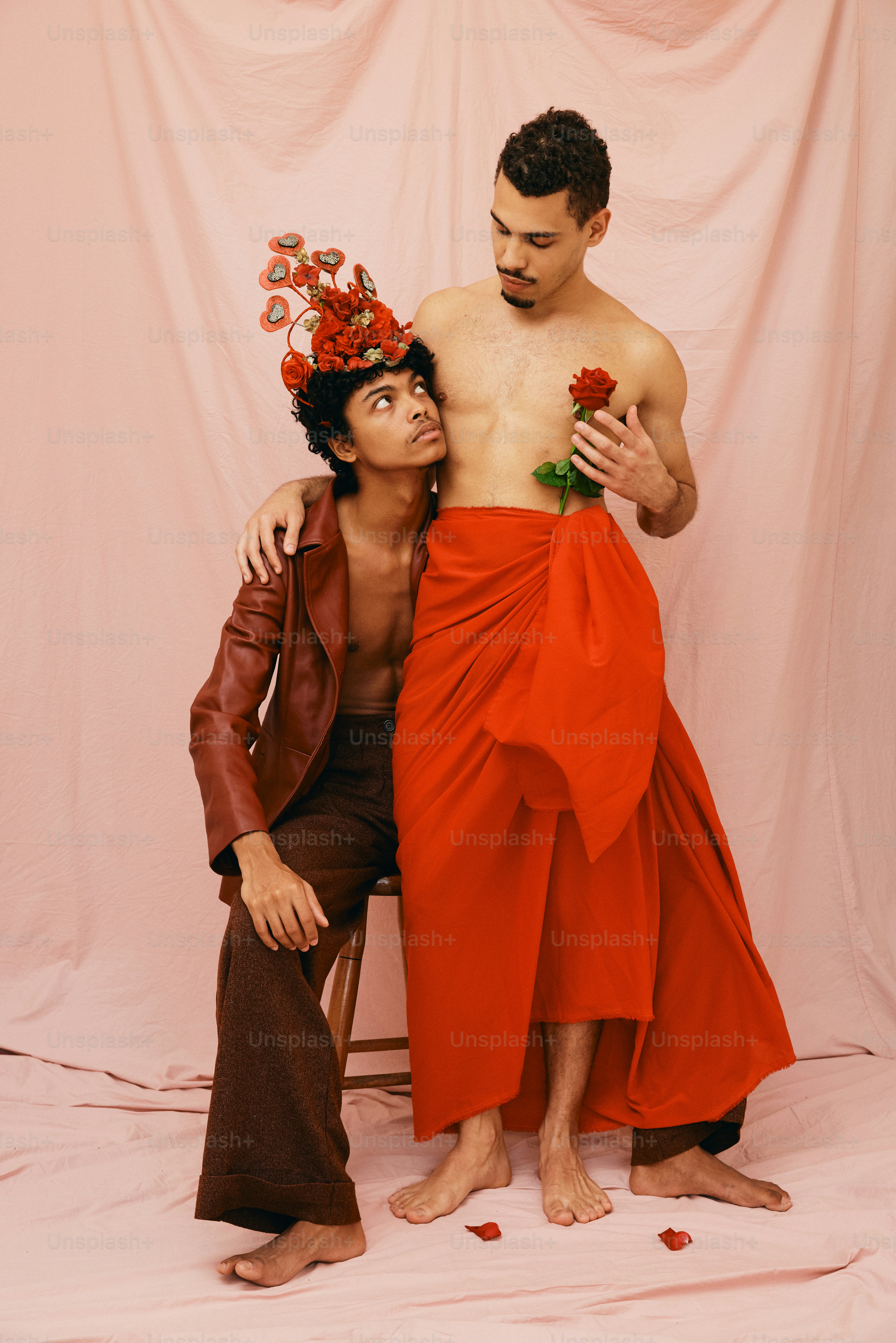 a man and a woman pose for a picture